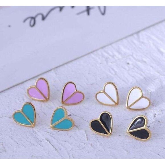 Kate Spade New York Black Heritage Spade Small Earring’s - Picture 5 of 5